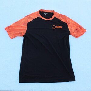 🧡🎳🖤Sport-Tek CamoHex Colorblock Tee Hammer Bowling